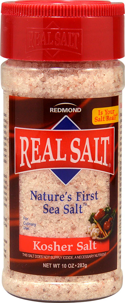 Redmond Real Salt Kosher Sea Salt in Shaker -- 10 oz