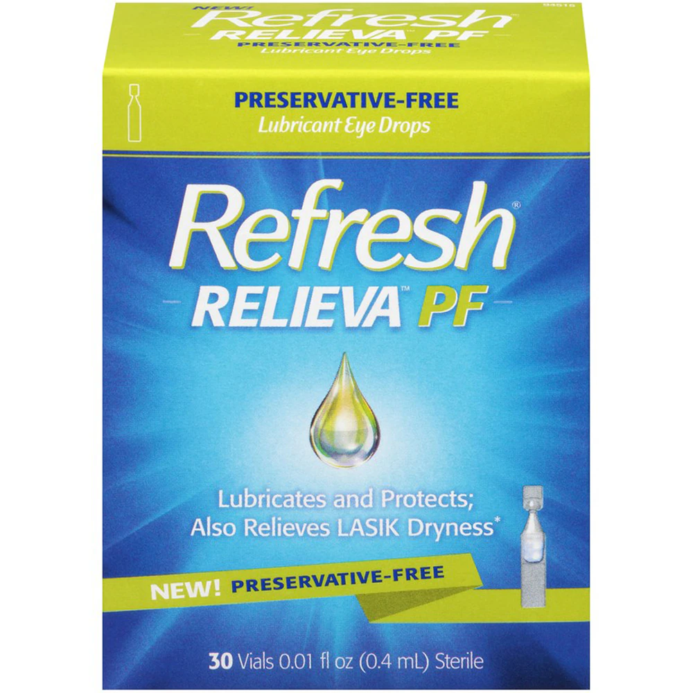 Refresh Relieva? PF Lubricant Eye Drops -- 30 Vials