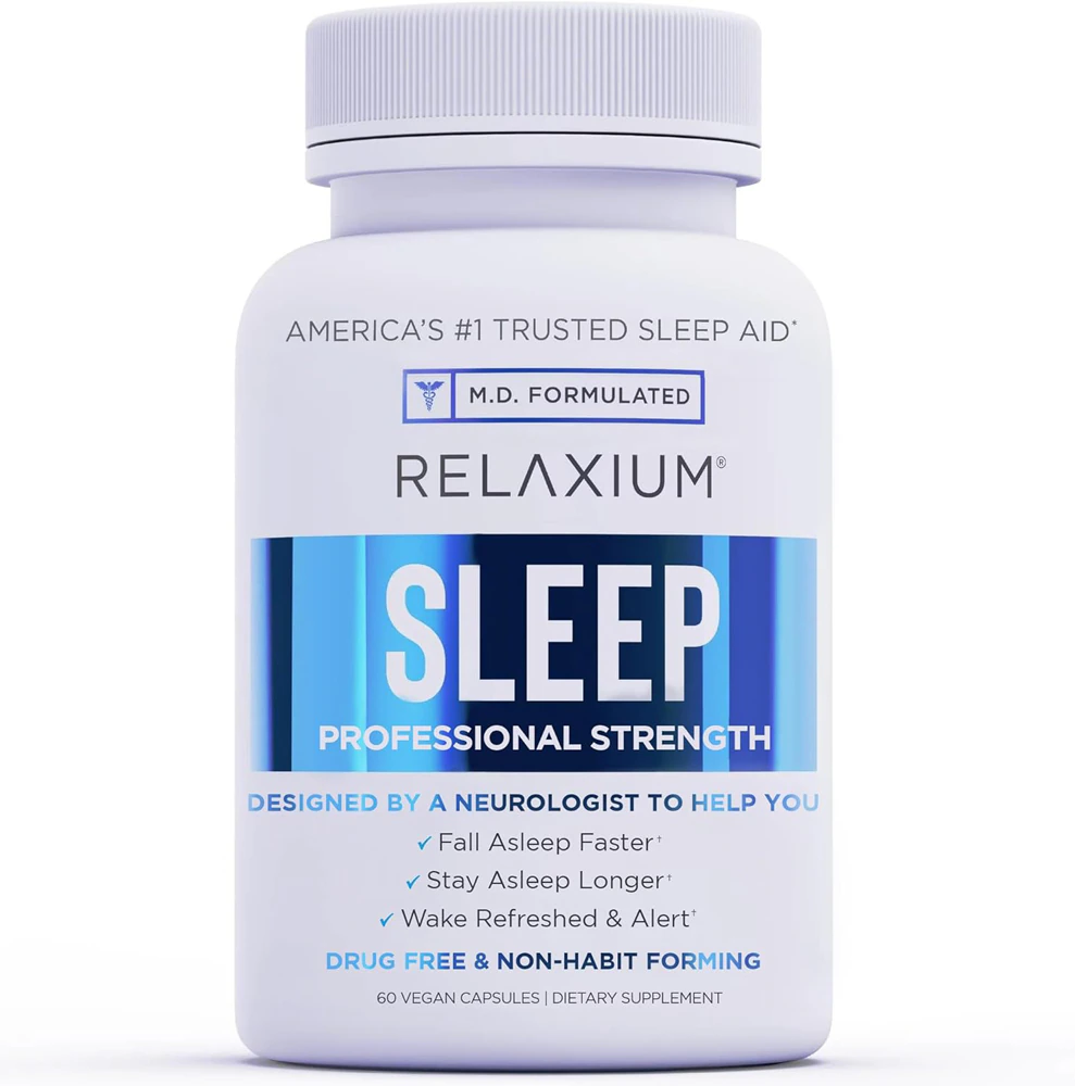 Relaxium Sleep Capsules -- 60 Vegan Capsules