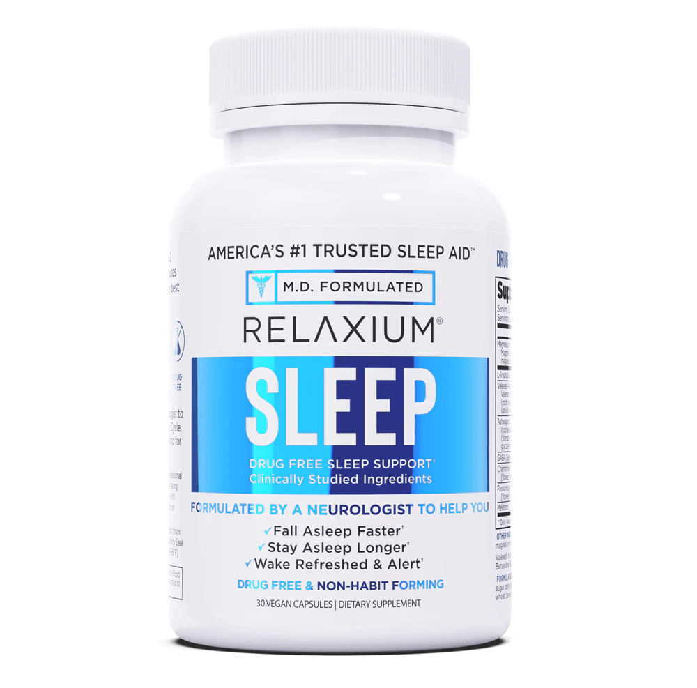 Relaxium Sleep Capsules -- 30 Vegan Capsules
