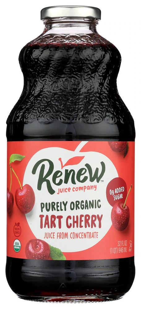 Renew Juice Company Juice From Concentrate Organic No Added Sugar Purely Tart Cherry -- 32 fl oz