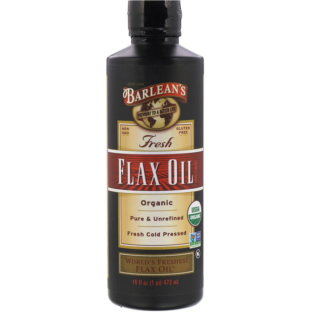 Barlean's Organic Fresh Flax Oil -- 16 fl oz