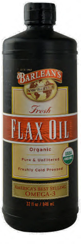 Barlean's Organic Fresh Flax Oil -- 32 fl oz