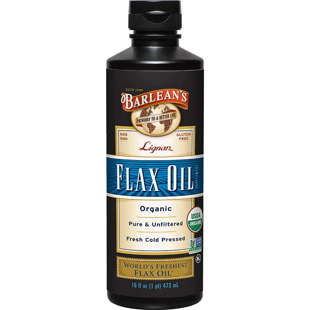 Barlean's Organic Lignan Flax Oil -- 16 fl oz