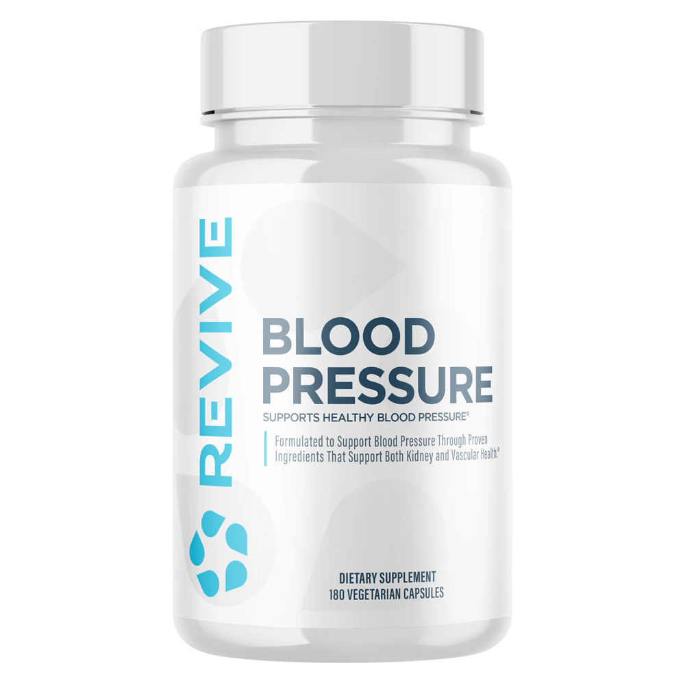 Revive MD Blood Pressure - Capsules to Reduce cardiovascular stress on the body -- 180 Vegetarian Capsules
