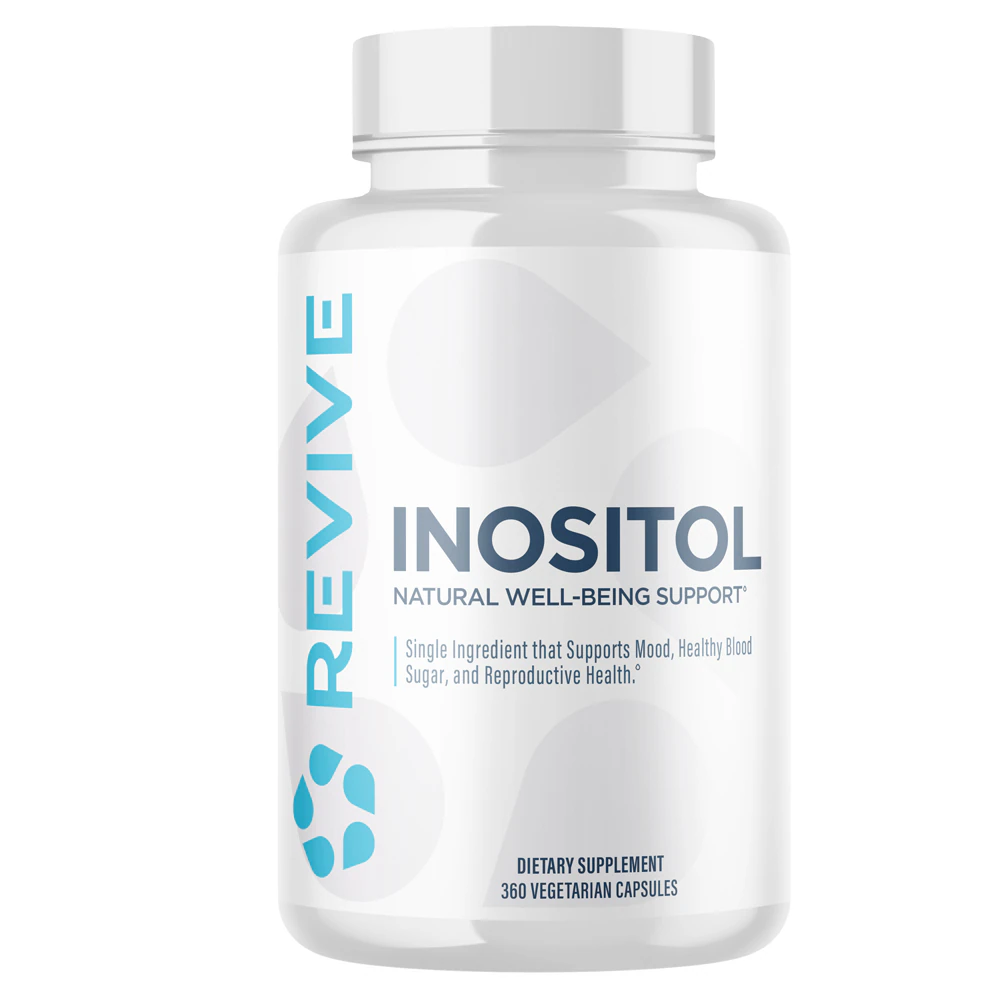 Revive MD Inositol - Supports Healthy Membrane Function Improves Mood & Metabolic Health -- 360 Vegetarian Capsules
