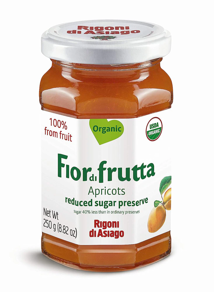 Rigoni di Asiago Fiordifrutta Organic Fruit Spread Apricot -- 8.82 oz