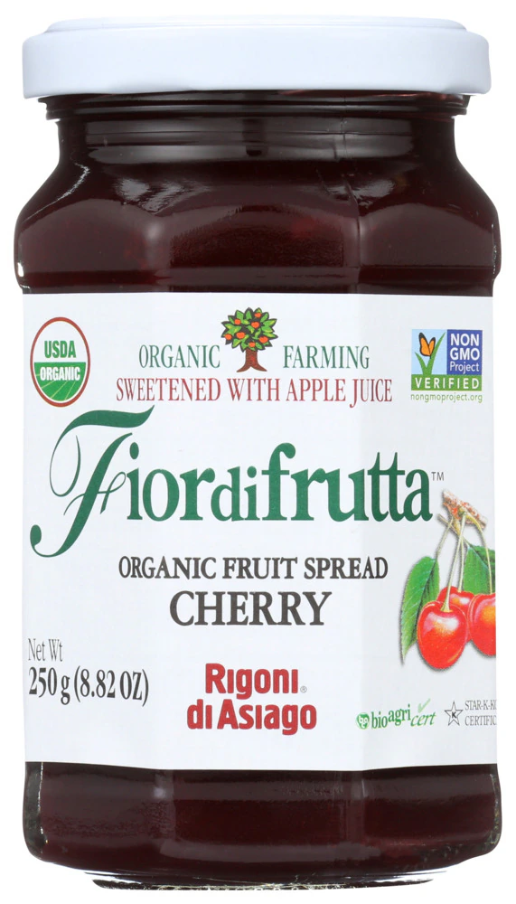 Rigoni di Asiago Fiordifrutta Organic Fruit Spread Cherry -- 8.82 oz