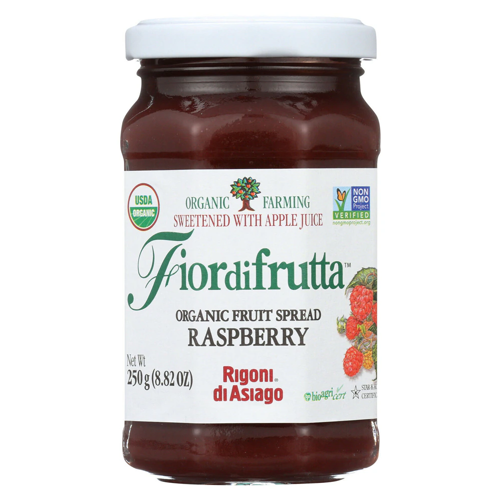 Rigoni di Asiago Fiordifrutta Organic Fruit Spread Raspberry -- 8.82 oz