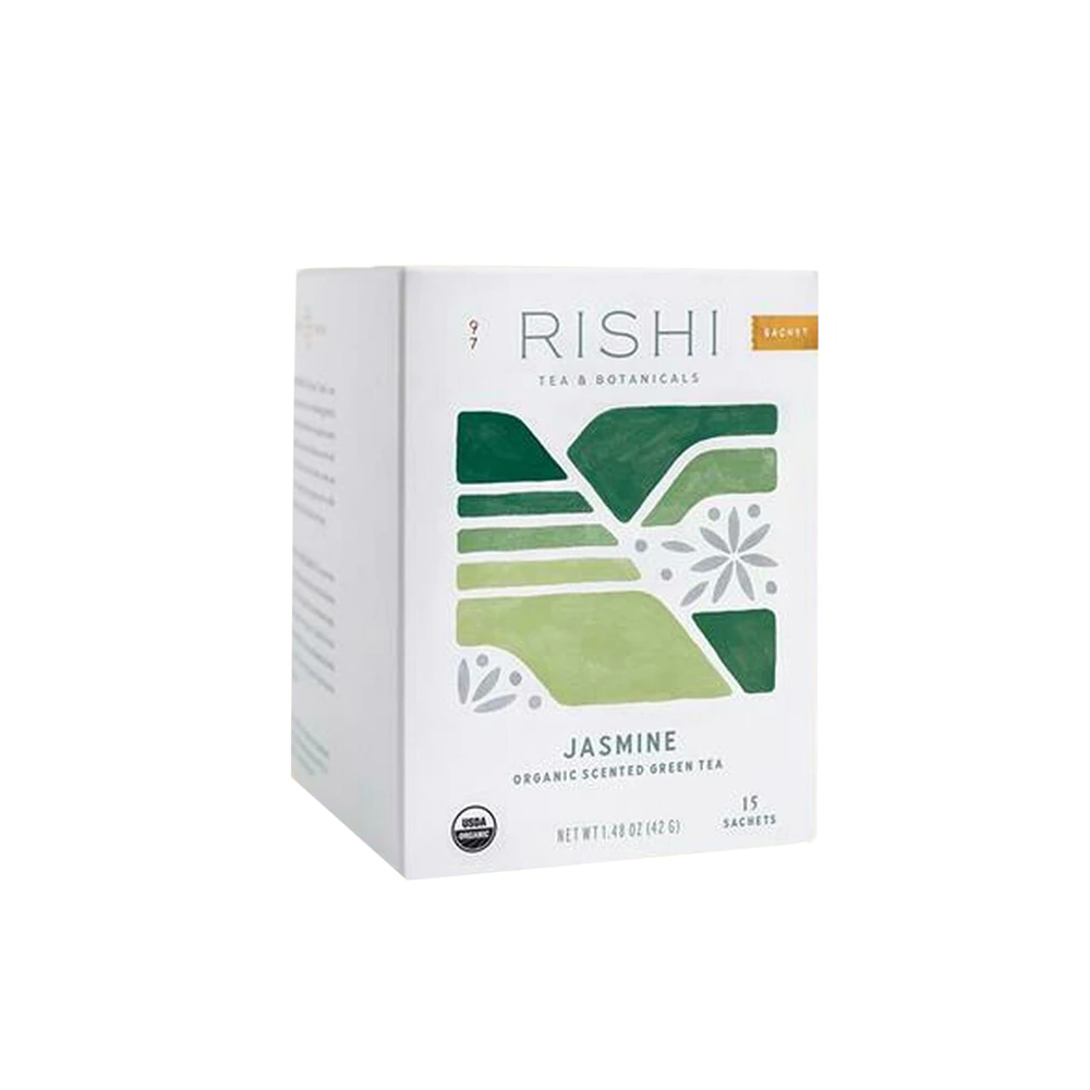 Rishi Tea Organic Scented Green Tea Jasmine -- 15 Tea Bags