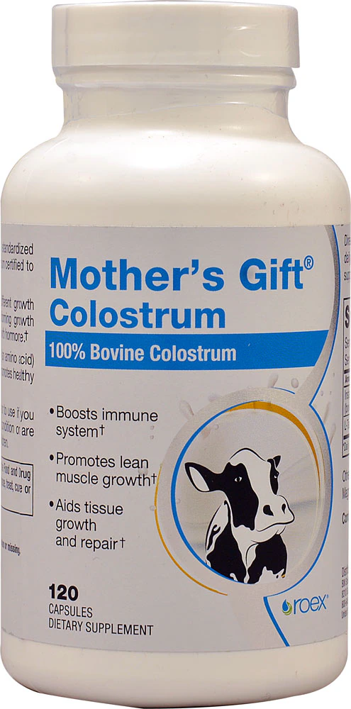 Roex Mother's Gift Colostrum with Taurine -- 120 Vegetarian Capsules