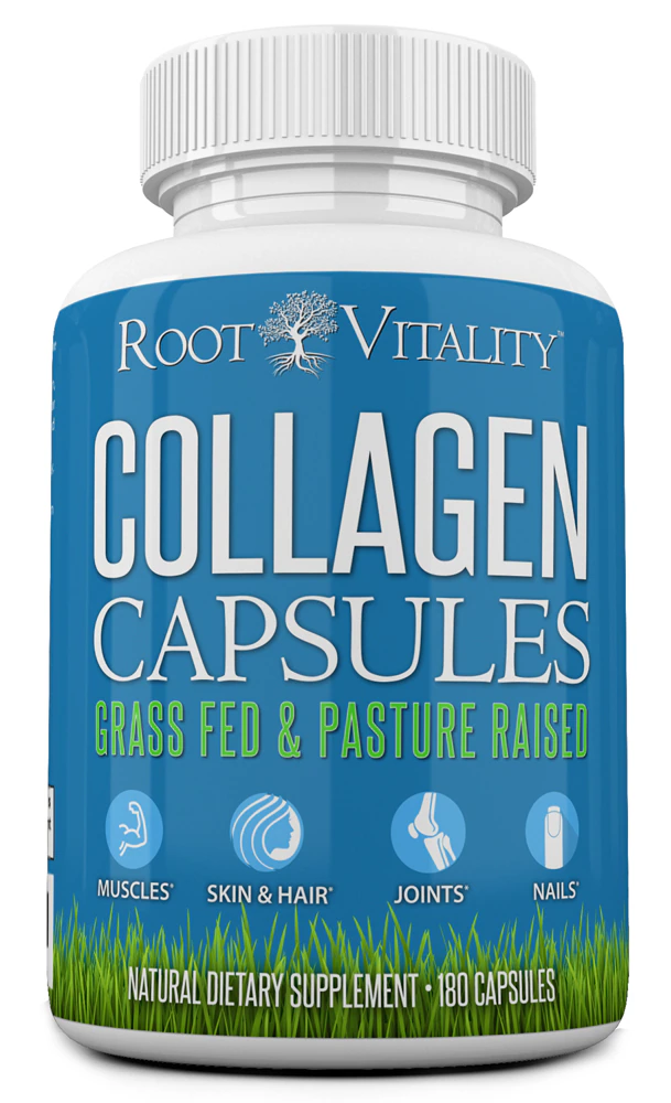 Root Vitality Collagen Capsules -- 180 Capsules
