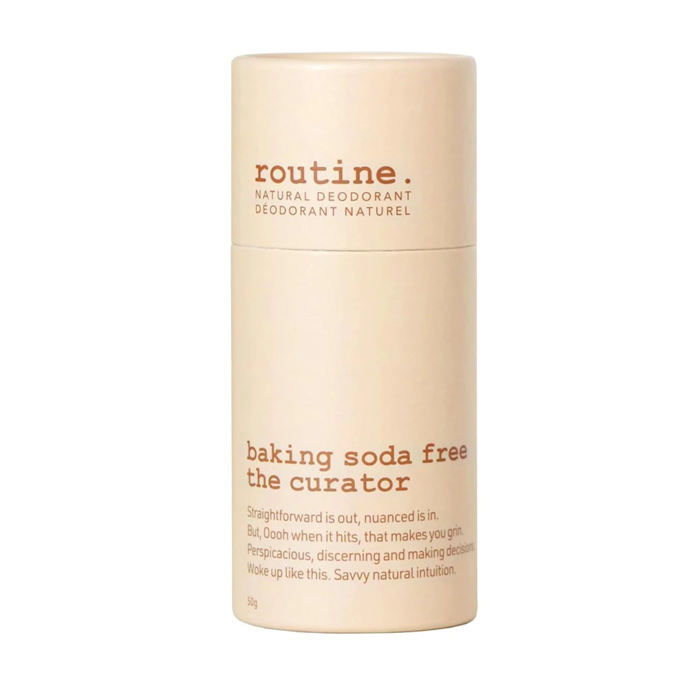 Routine Natural Deodorant Stick Baking Soda Free - The Curator -- 1.8 oz