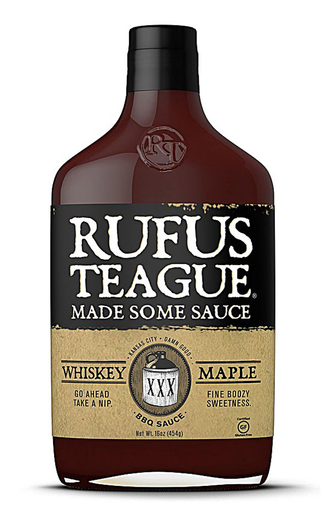 Rufus Teague Made Some BBQ Sauce Gluten Free Whiskey Maple -- 16 oz