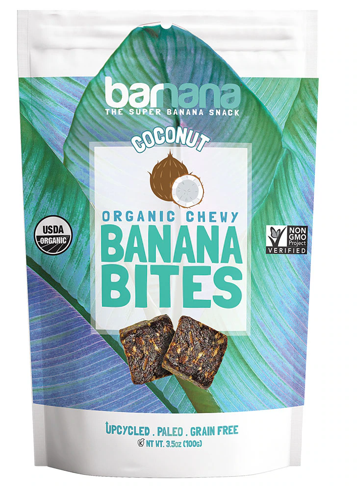 Barnana Organic Chewy Banana Bites Coconut -- 3.5 oz
