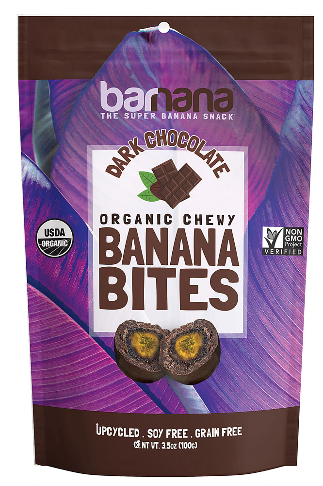 Barnana Organic Chewy Banana Bites Dark Chocolate -- 3.5 oz