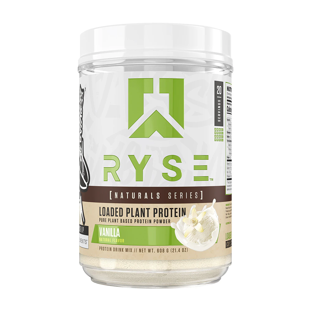 RYSE Loaded Plant Protein Vanilla -- 21.4 oz