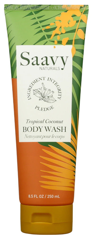Saavy Naturals Body Wash - Tropical Coconut -- 8.5 fl oz