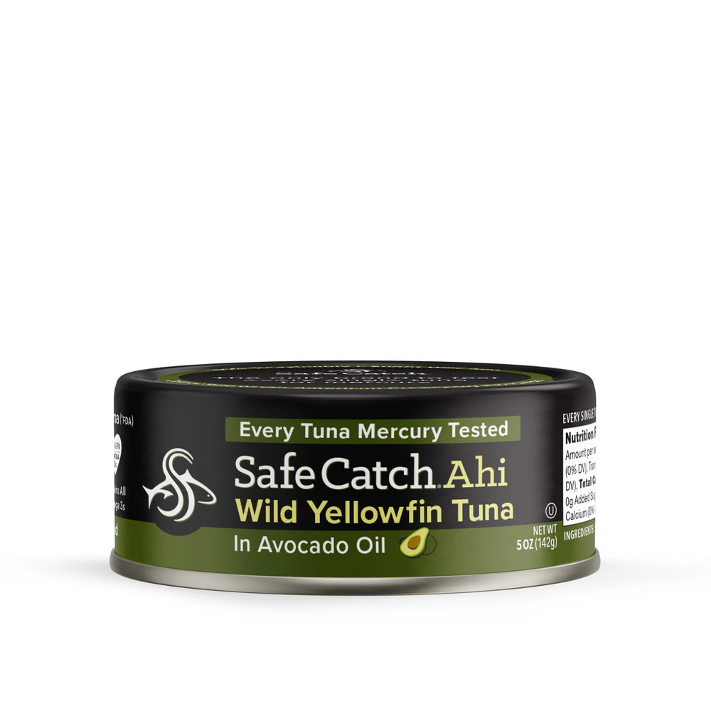 Safe Catch Ahi Wild Yellowfin Can Tuna Avocado Oil -- 5 oz