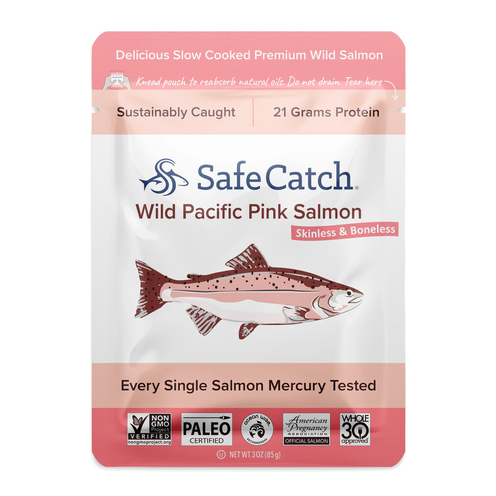Safe Catch Wild Pacific Pink Salmon Skinless & Boneless -- 3 oz