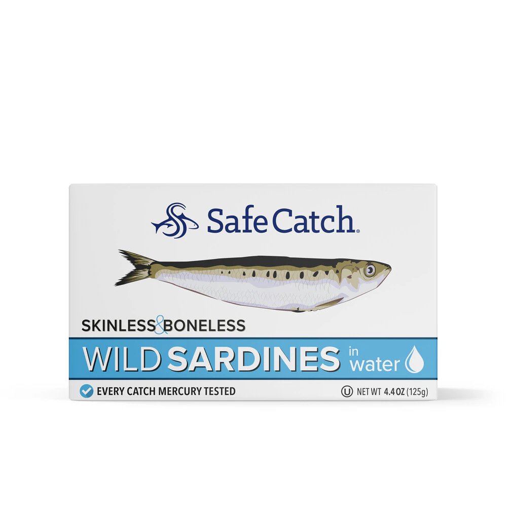 Safe Catch Wild Sardines Skinless & Boneless In Water -- 4.4 oz