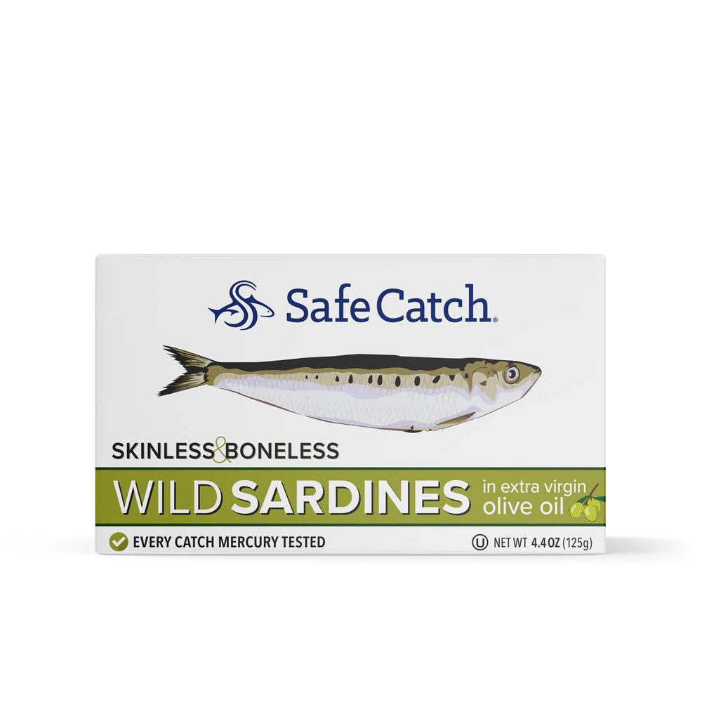 Safe Catch Wild Sardines Skinless & Boneless In Extra Virgin Olive Oil -- 4.4 oz