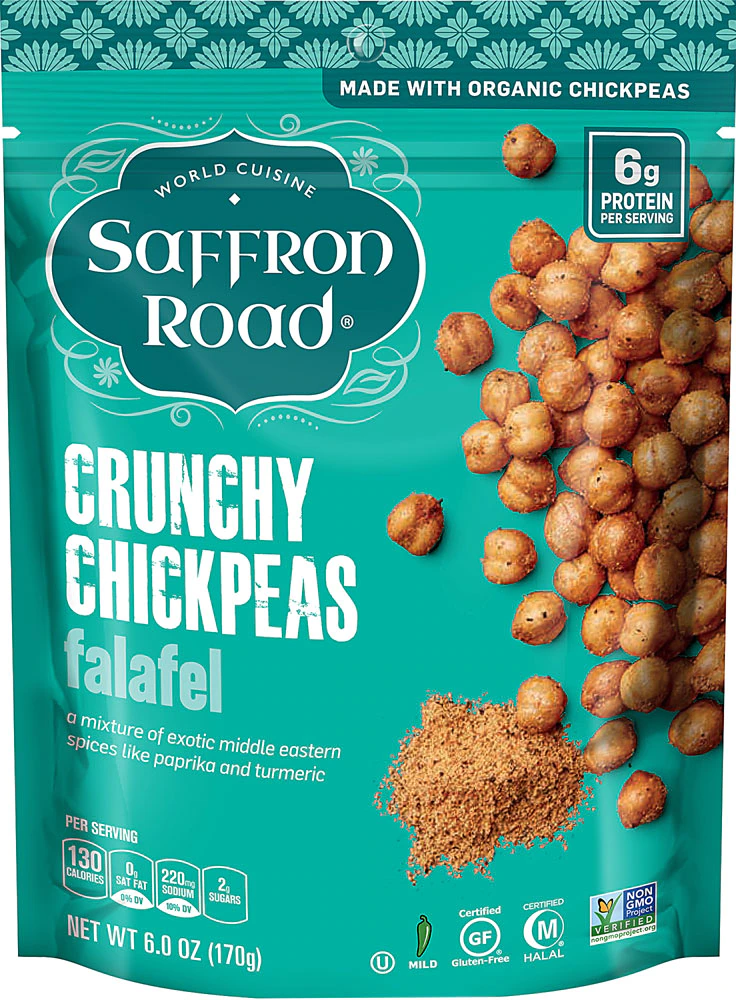 Saffron Road Crunchy Chickpeas Gluten Free Falafel -- 5.4 oz