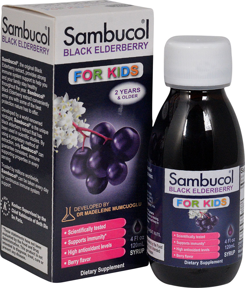 Sambucol Black Elderberry Liquid For Kids -- 4 fl oz