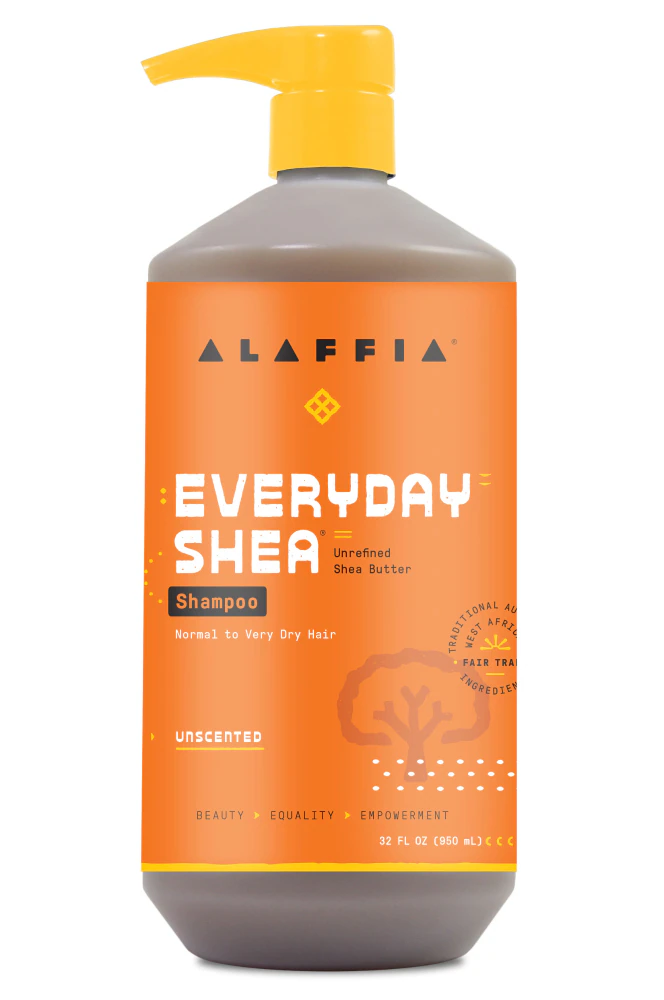 Alaffia Everyday Shea Shampoo - Unscented -- 32 fl oz