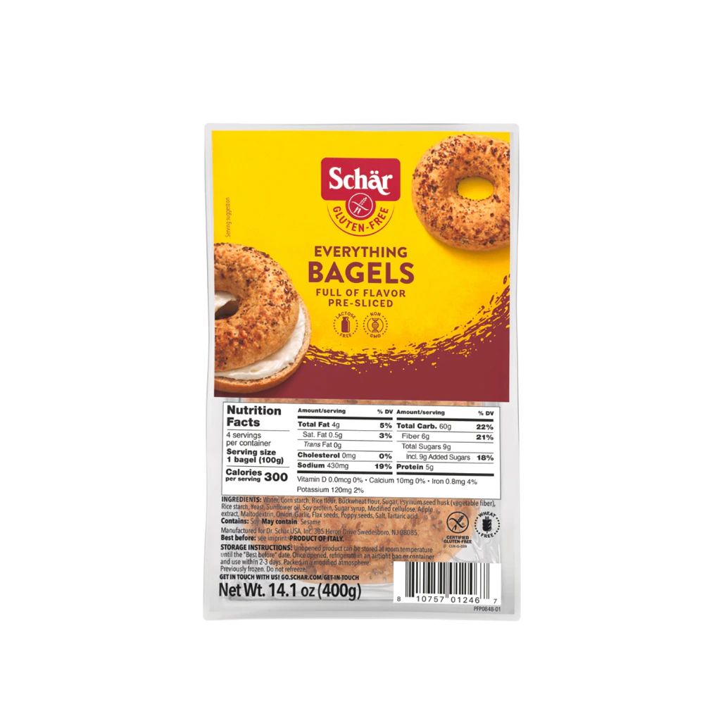 Schar Everything Bagel -- 14.1 oz
