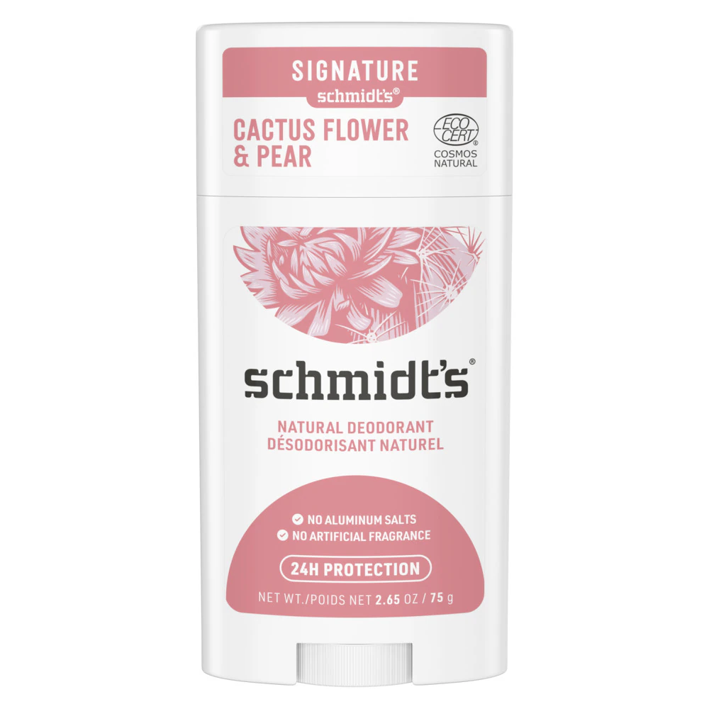 Schmidt's Natural Deodorant Aluminum-Free - Cactus Flower & Pear -- 2.65 oz
