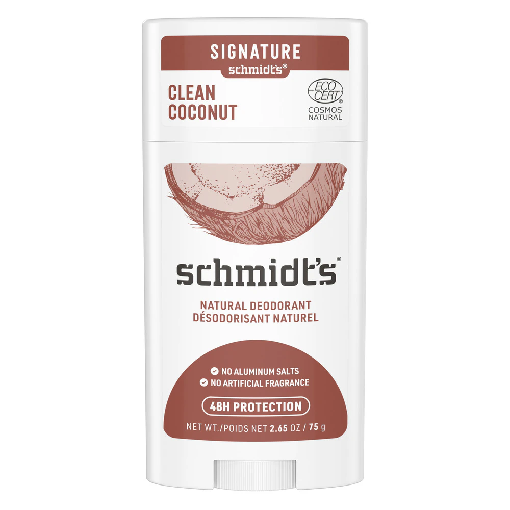 Schmidt's Natural Deodorant Aluminum-Free - Clean Coconut -- 2.65 oz