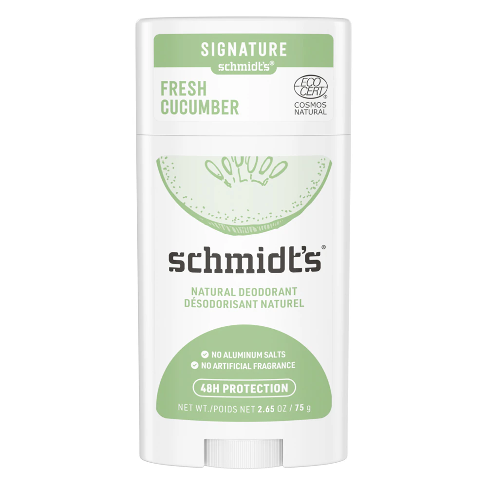 Schmidt's Natural Deodorant Aluminum-Free - Fresh Cucumber -- 2.65 oz