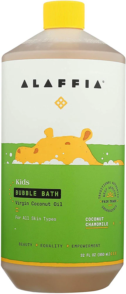 Alaffia Kids Bubble Bath Coconut Chamomile -- 32 fl oz