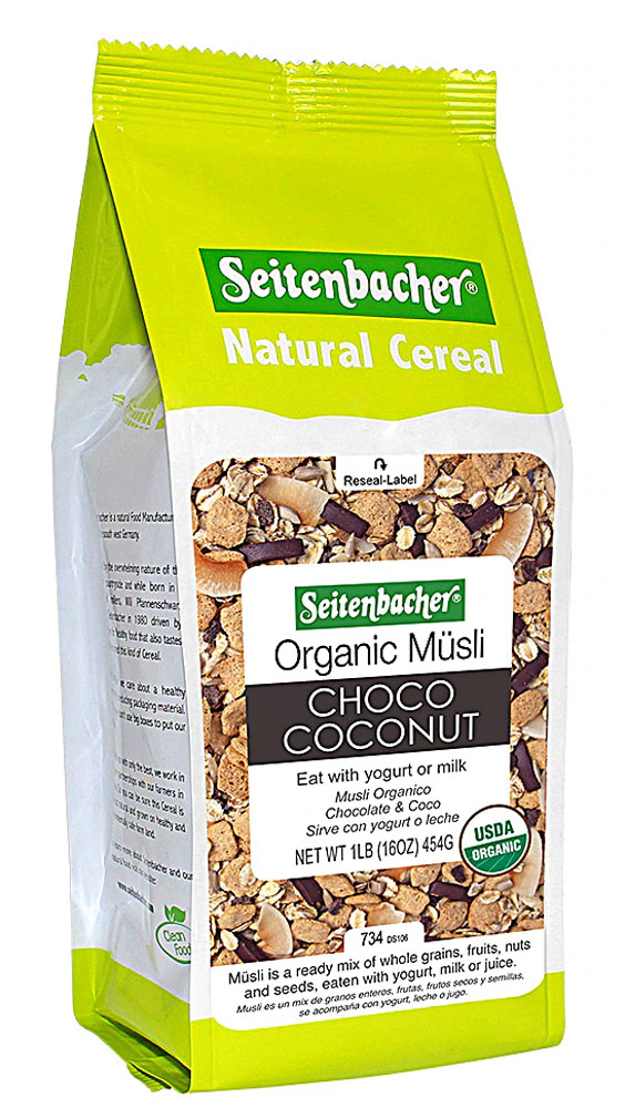 Seitenbacher Organic Muesli Natural Cereal #23 Choco Coconut -- 1 lb