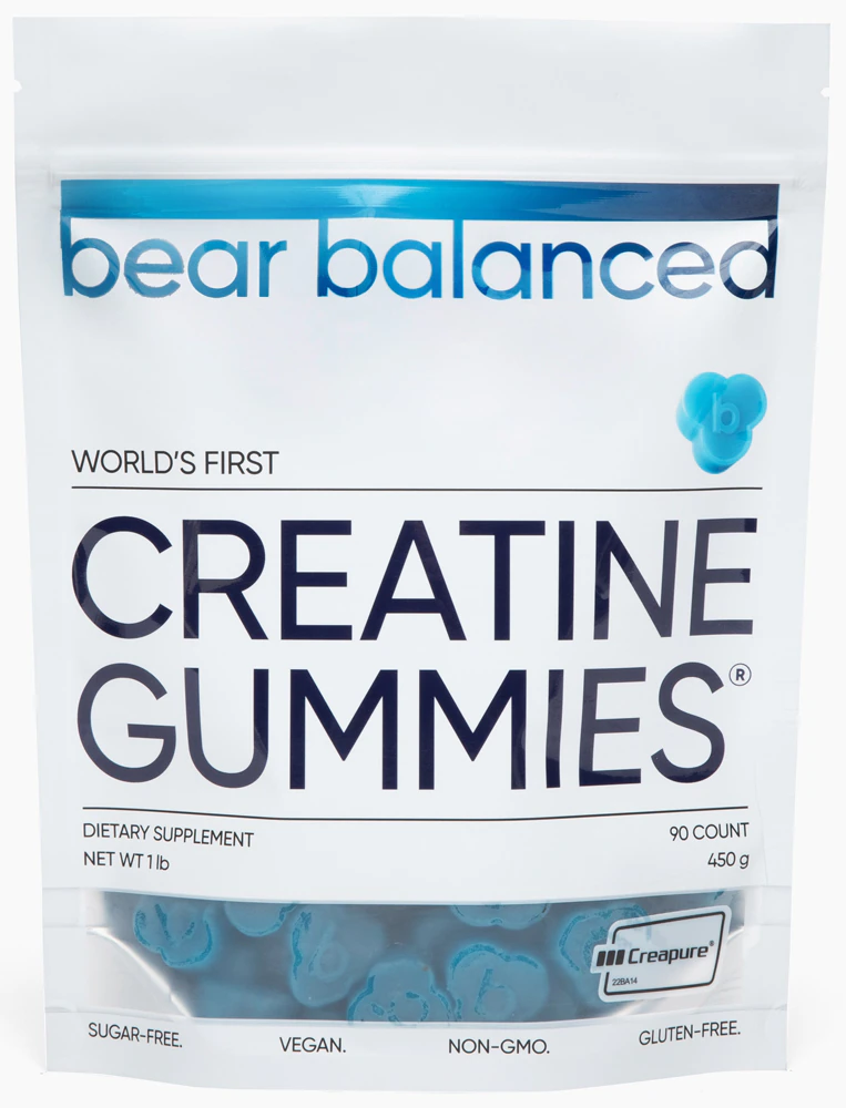 Bear Balanced Creatine Gummies Blueberry -- 90 Gummies