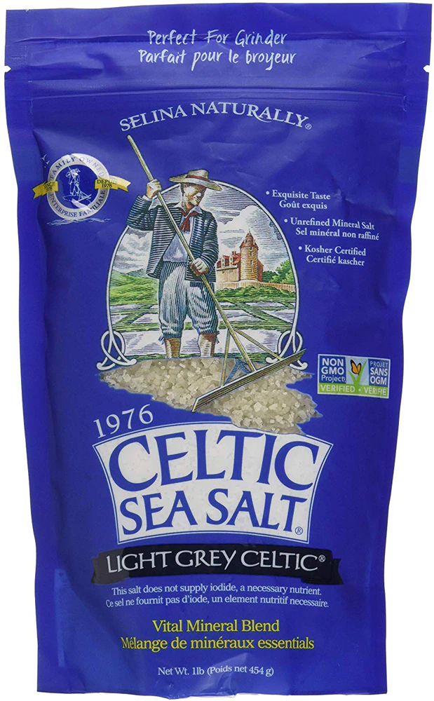 Selina Naturally Celtic Sea Salt Light Grey Celtic -- 1 lb