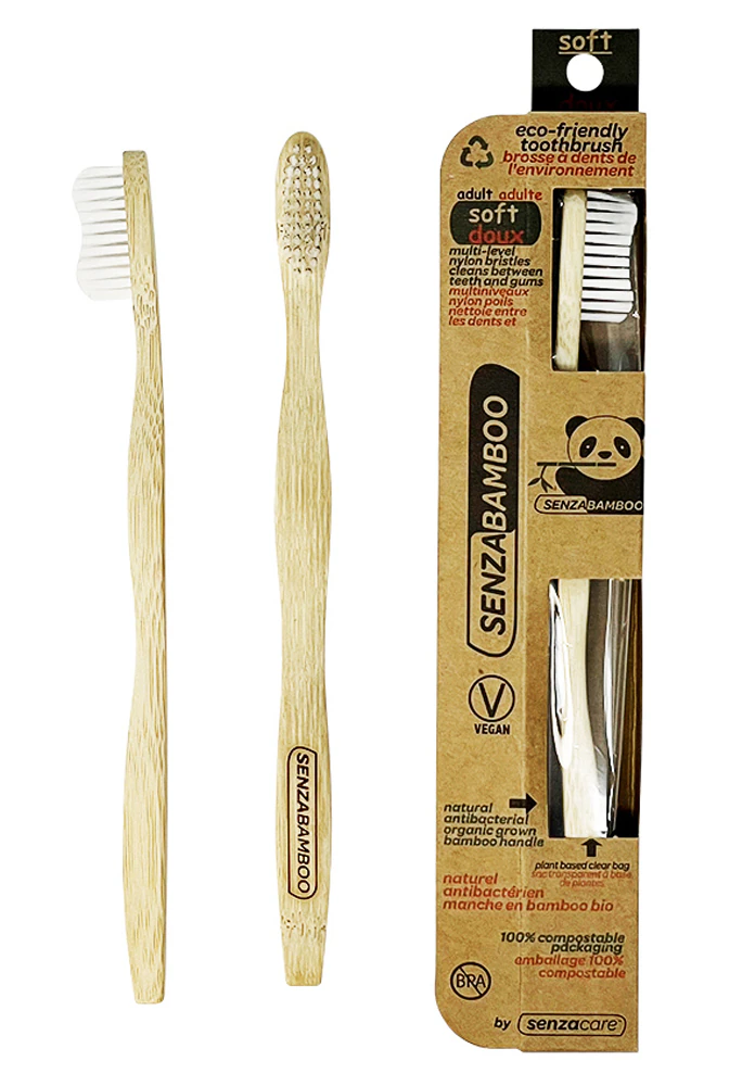 Senzacare Eco-Friendly Toothbrush - Adult Soft -- 1 Toothbrush
