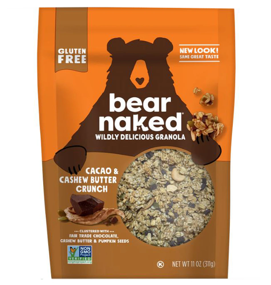 Bear Naked All Natural Granola Cacao & Cashew Butter Crunch -- 11 oz