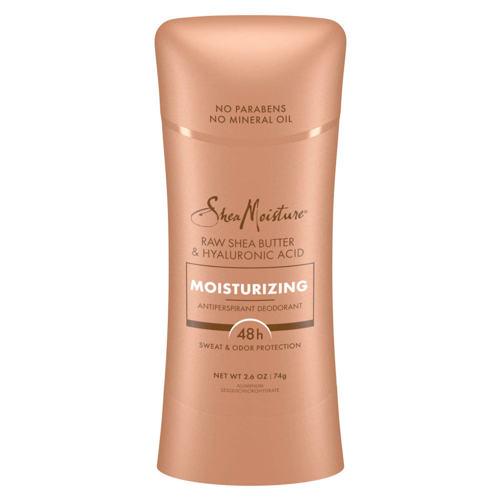 SheaMoisture Antiperspirant Deodorant Stick Moisturizing with Hyaluronic Acid & Raw Shea Butter -- 2.6 oz