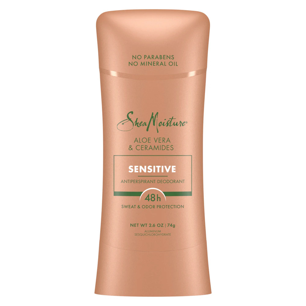 SheaMoisture Antiperspirant Deodorant Stick Sensitive with Ceramides & Aloe Vera -- 2.6 oz