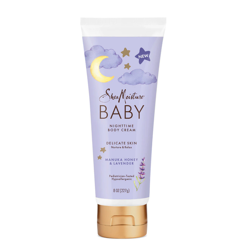 SheaMoisture Baby Body Cream Nighttime Manuka Honey & Lavender -- 8 fl oz