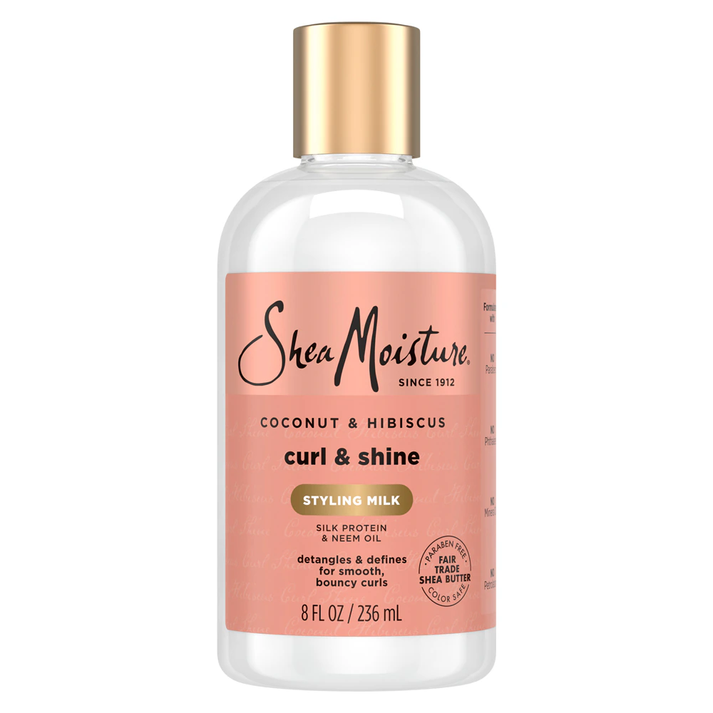 SheaMoisture Curl & Style Milk Coconut & Hibiscus With Silk Protein & Neem Oil -- 8 fl oz
