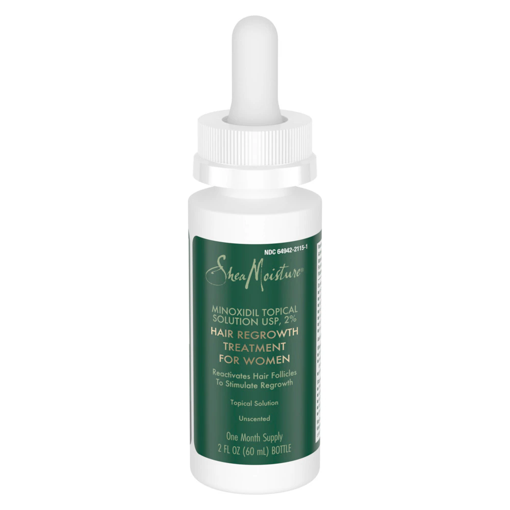 SheaMoisture Hair Regrowth Treatment for Women to Stimulate Hair Regrowth Minoxidil Topical Solution UPS 2% Unscented -- 2 fl oz