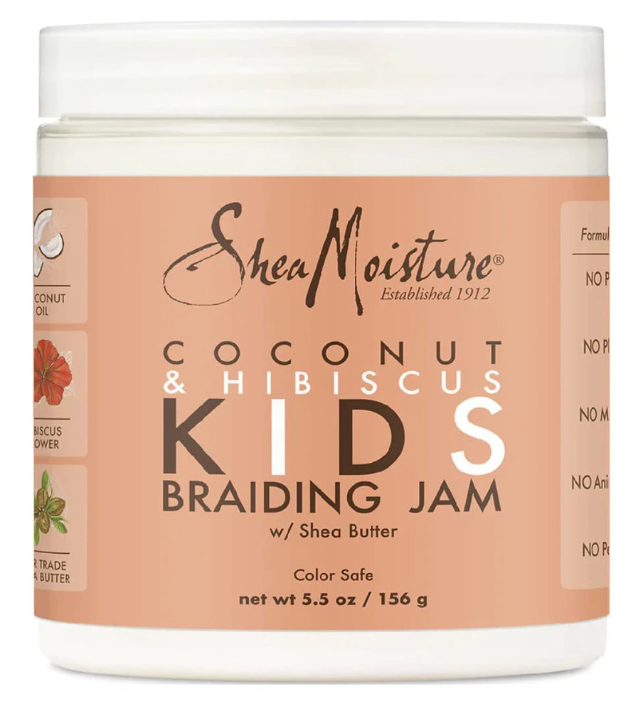 SheaMoisture Kids Braiding Jam Hair Gel Coconut & Hibiscus -- 5.5 oz
