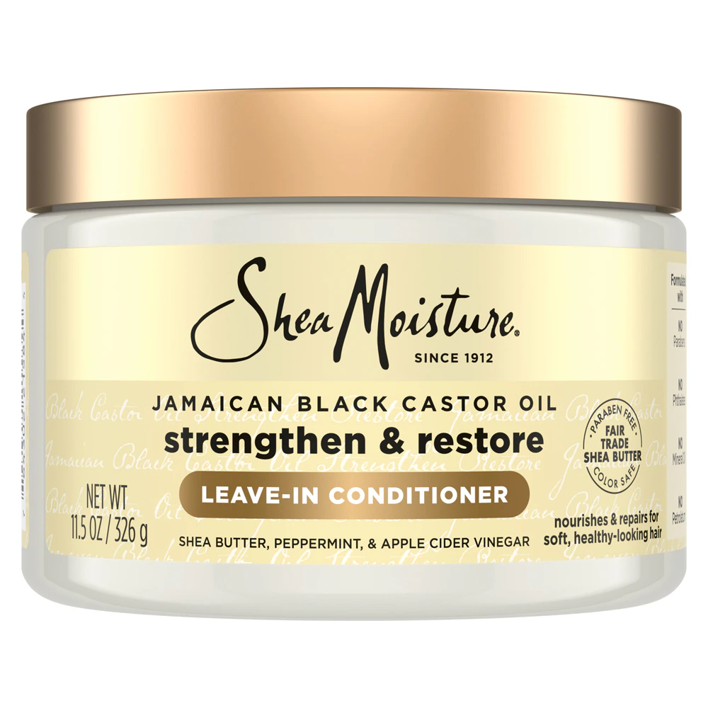 SheaMoisture Leave In Conditioner 100% Pure Jamaican Black Castor Oil -- 11.5 fl oz