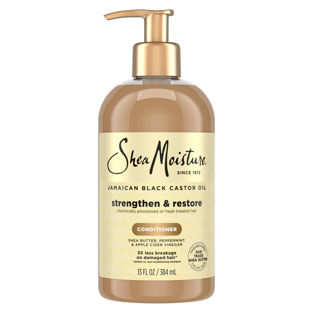 SheaMoisture Shea Butter Peppermint & Apple Cider Vinegar Jamaican Black Castor Oil Conditioner -- 13 fl oz