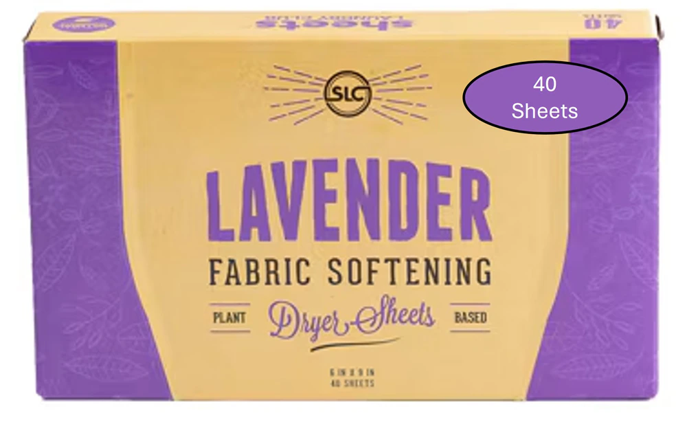 Sheets Laundry Club Dryer Sheets Lavender -- 40 Sheets