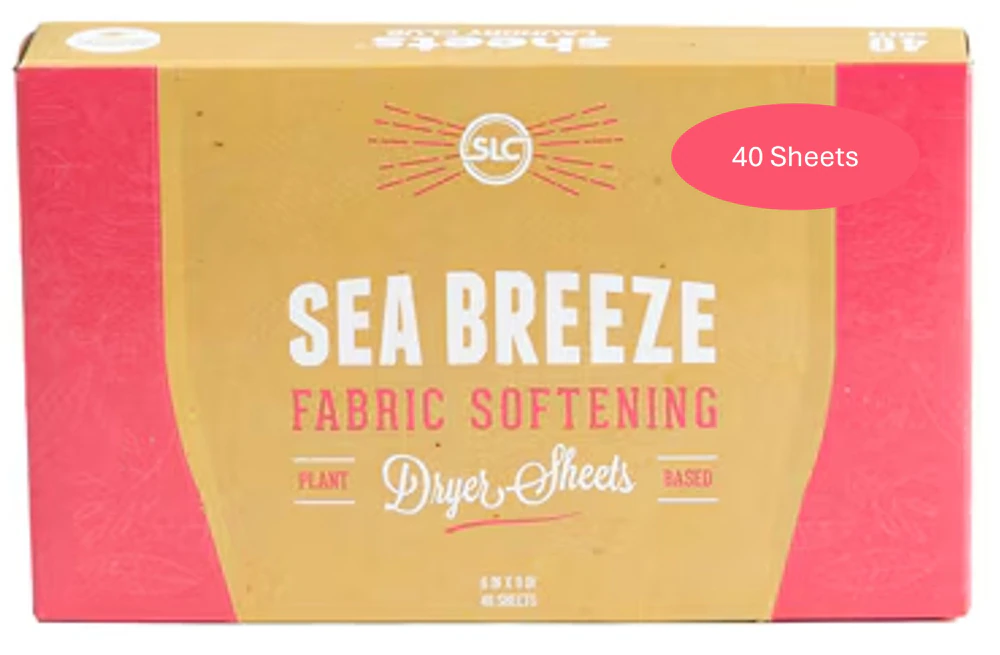 Sheets Laundry Club Dryer Sheets Sea Breeze -- 40 Sheets