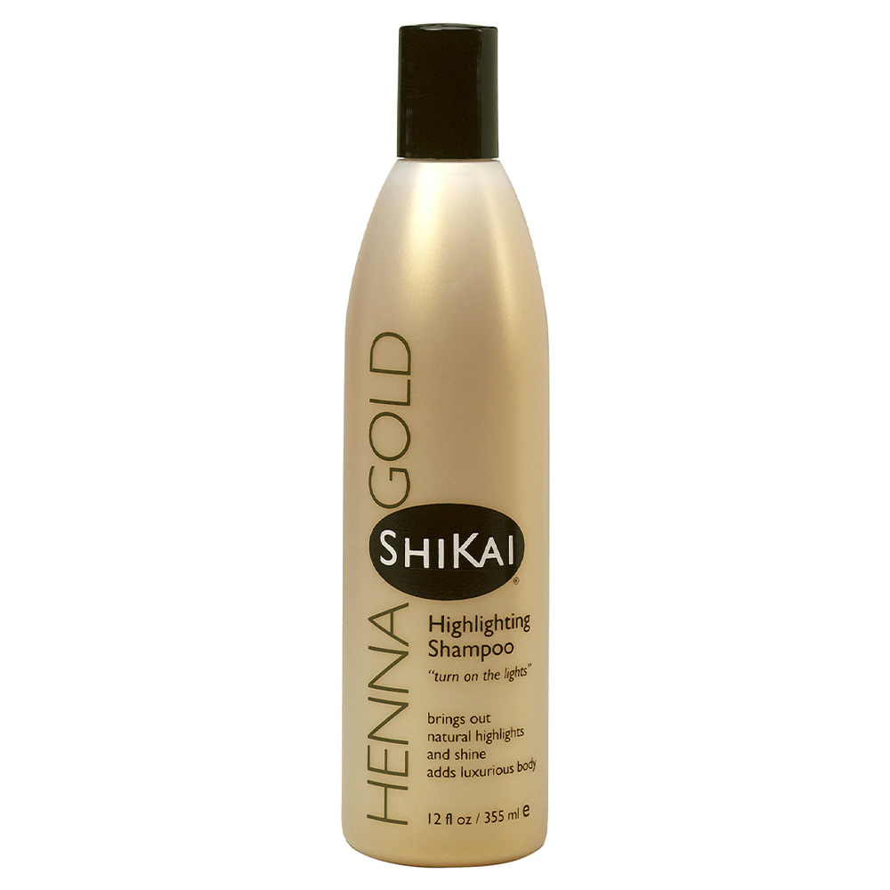 Shikai Henna Gold Highlighting Shampoo -- 12 fl oz